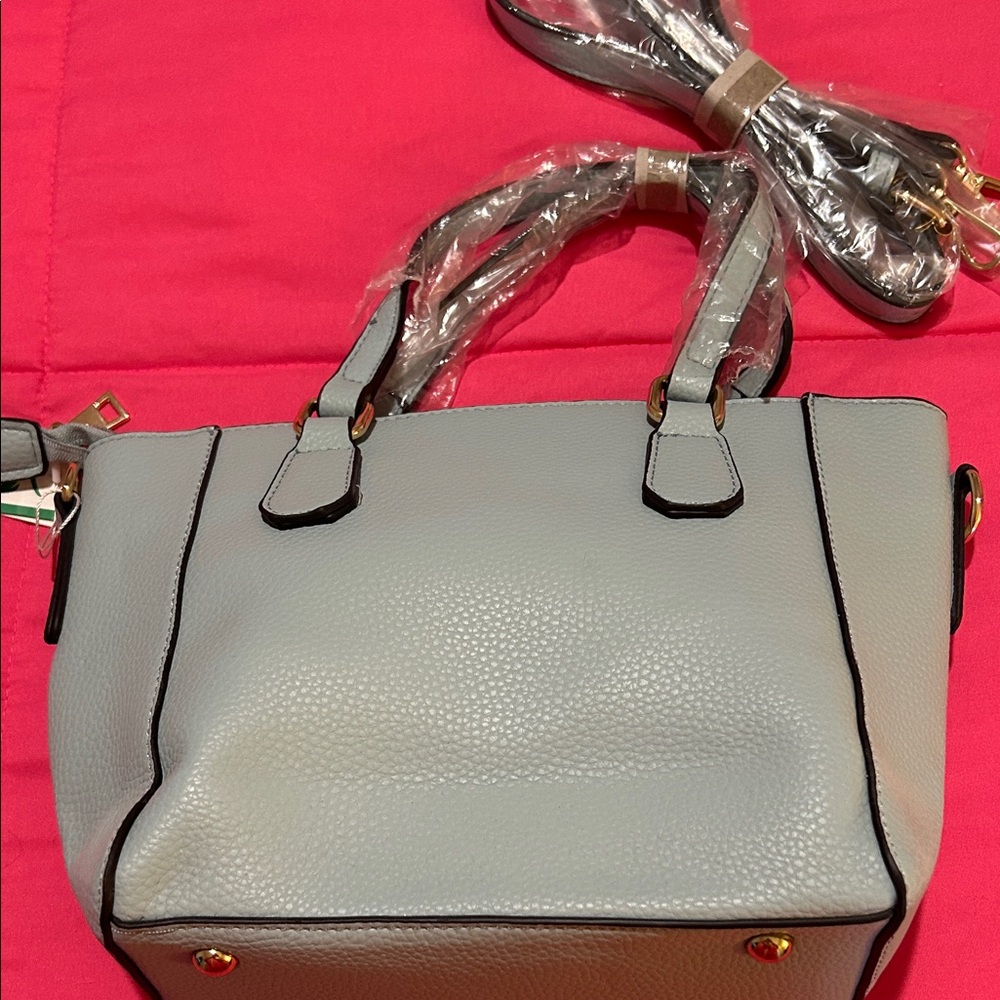 AR New York NWT Blue Gray Handbag - Picture 4 of 9